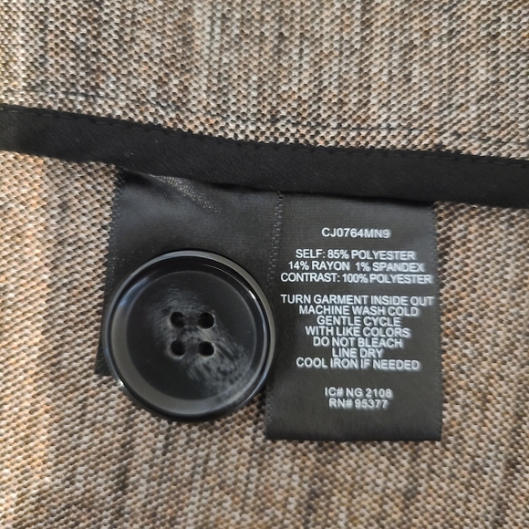 Sanctuary Carlton Brown Plaid Long Knit  Blazer Coat - Picture 8 of 8